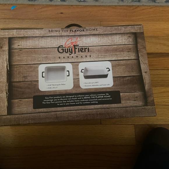 Guy Fieri Bakeware 15.25 Rectangular Baker - Picture 2 of 2